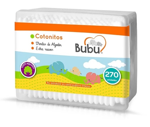 [7805633015956] Bubu Cotonitos 270 Unidades