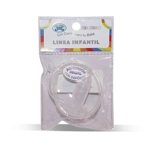 [4710693250786] Aspirador Nasal Transparente con Depósito Best House