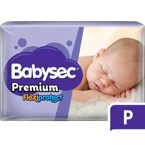 [7806500799153] Babysec Premium Flexiprotect Talla P Hasta 6 Kg 20 Pañales Cmpc