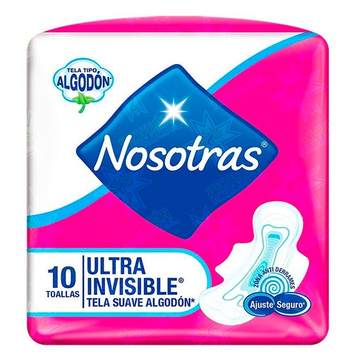[7702026180324] Nosotras Ultra Delgada Suave Gel 10 Toallas Femeninas Familia S.A.