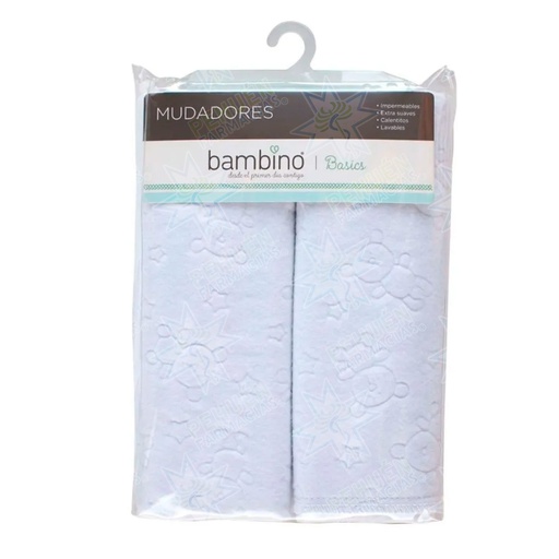 [7804995100522] Bambino Mudador Blanco 2 Unidades Hofmann