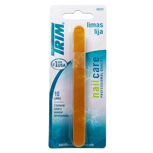 [071603002234] Trim Lima Esmeril Lija Cartón 2 Texturas 10 Unidades 00223 Hofmann