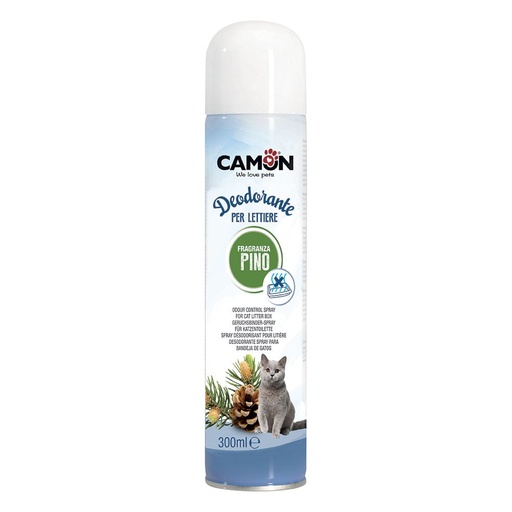 [8019808135120] Desodorizante Arena Gatos Aroma Pino Spray 300 mL Camon