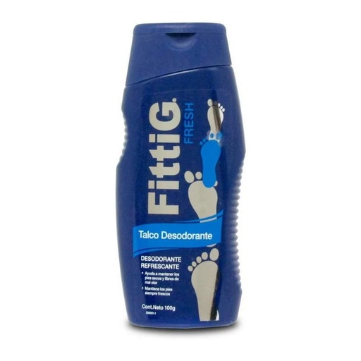[7800018131764] Fittig Fresh Talco Desodorante para Pies 100 g Andrómaco