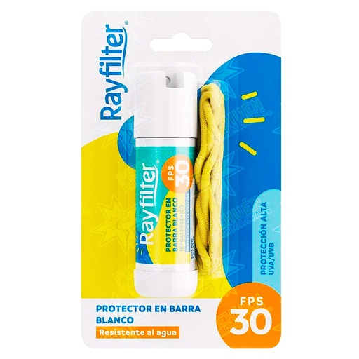 [7804920006424] Rayfilter Barra Blanco FPS 30 Bloqueador Barra 6 g Ballerina