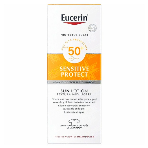 [4005800077937] Eucerin Sun Lotion FPS 50+ Bloqueador Líquido 150 mL Beiersdorf