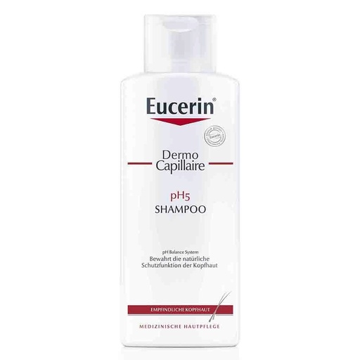 [4005800036743] Eucerin DermoCapillaire pH5 250 mL Shampoo Suave para Cuero Cabelludo Sensible Beiersdorf