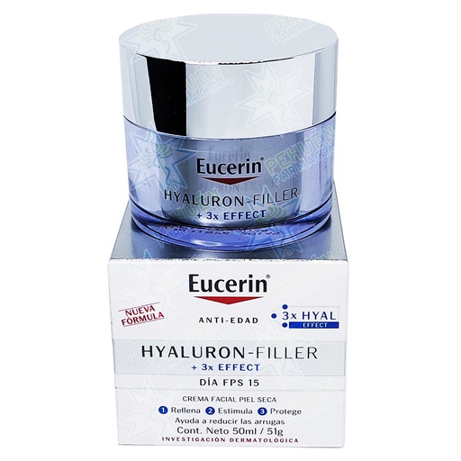 [4005800021930] Hyaluron Filler 3X Effect Crema Facial FPS 15 Piel Seca 50 mL Eucerin
