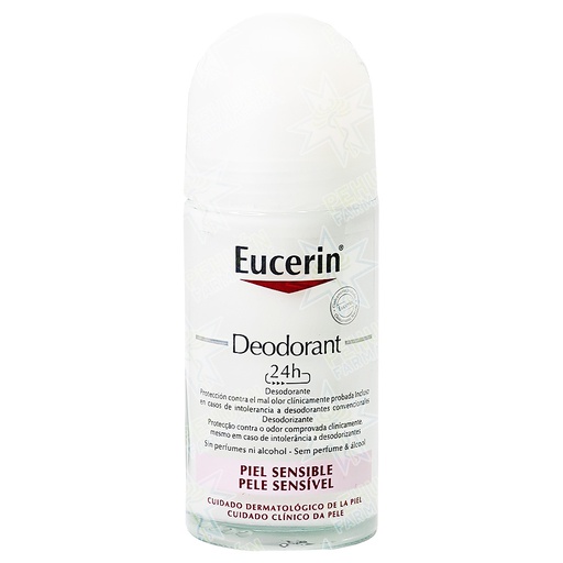 [4005800027697] Deodorant 24h Desodorante Roll-On ph5 Piel Sensible Unisex 50 mL Eucerin