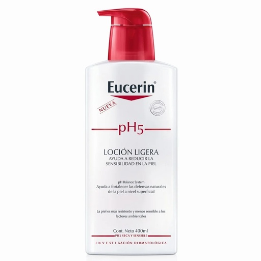 [4005800204975] pH5 Loción Ligera Piel Seca y Sensible 400 mL Eucerin