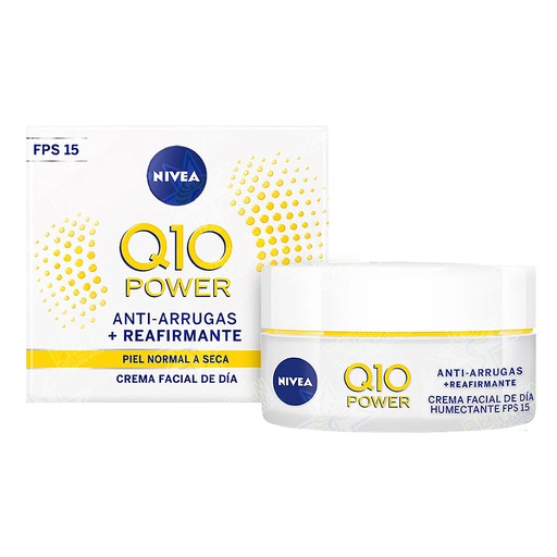 [4005808553839] Nivea Q10 Power Crema Día Facial Antiarrugas Todo Tipo de Piel 50 mL Beiersdorf