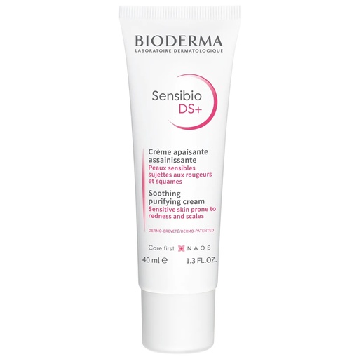 [3401397240470] Sensibio DS Crema Calmante Enrojecimiento y Descamación Dermatitis Seborreica 40 mL Bioderma