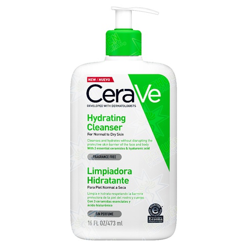 [3337875597333] CeraVe Loción Limpiadora Hidratante Piel Normal a Seca 473 mL