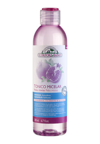 [8414002084999] Corpore Sano Pieles Mixtas Tónico Micelar Granada Hamamelis 200 mL 