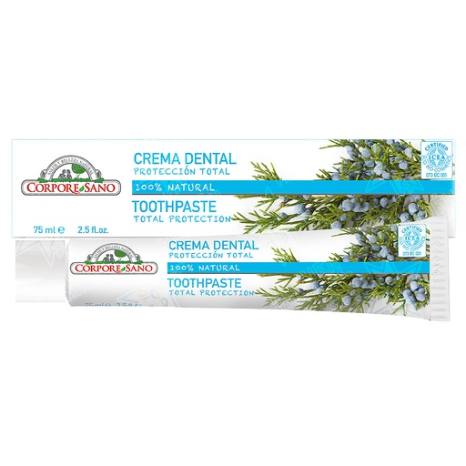 [8414002084630] Corpore Sano Protección Total Pasta Dental 100% Natural Sin Flúor 75 mL