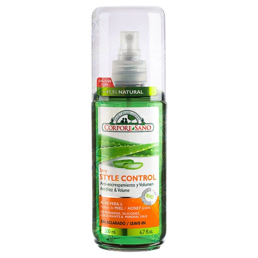 [8414002084678] Corpore Sano Style Control Antifrizz Spray para Peinar 200 mL 