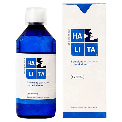 [8427426045125] Halita Solución Mal Aliento Enjuague Bucal 500 mL Dentaid