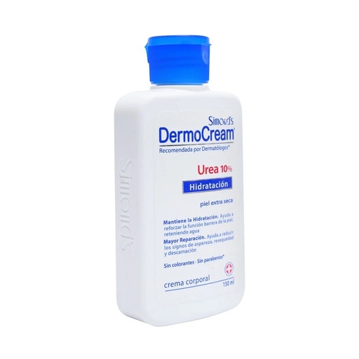 [7804945015357] Simond's Dermocream Urea 10% Crema Corporal Hidratación 150 mL Durandin