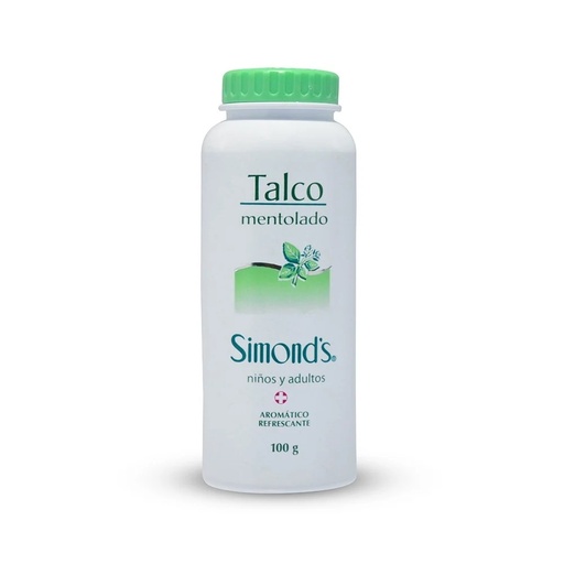 [7804945001244] Simond's Talco Mentolado 100 g Durandin
