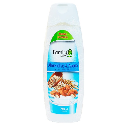 [7809622000725] Family Set Almendra & Avena Jabón Líquido 750 mL 