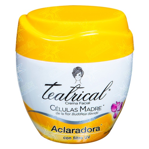 [650240032684] Teatrical Aclaradora Crema Facial 100 mL Genomma Lab