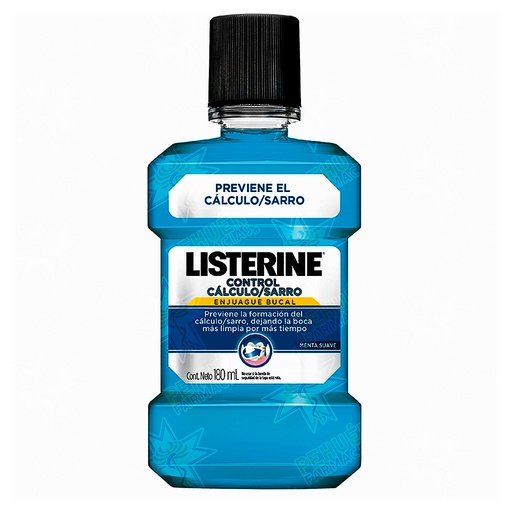 [7702035430090] Listerine Control Sarro Enjuague Bucal 180 mL Johnson & Johnson