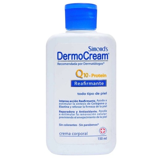 [7804945015364] Simond's Dermocream Q10 Crema Corporal Reafirmante 150 mL Durandin