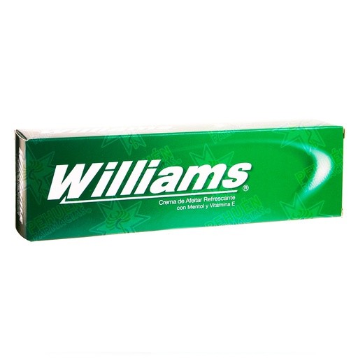 [7804902001140] Williams Refrescante Crema de Afeitar Mentol Vitamina E 100 g Davis