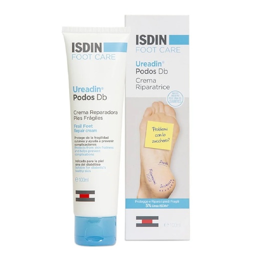 [8429420121270] Ureadin Podos DB Crema Reparadora Pies 100 mL Isdin