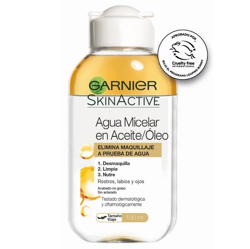 [3600542109802] Garnier Aceite Oil Agua Micelar 100 mL L'oreal