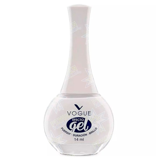 [7702433330732] Vogue Efecto Gel Paz Esmalte de Uñas Blanco 14 mL L'oreal