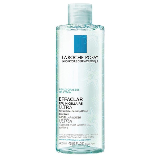 [3337872412516] Effaclar Ultra Desmaquillante Agua Micelar 400 mL La Roche Posay
