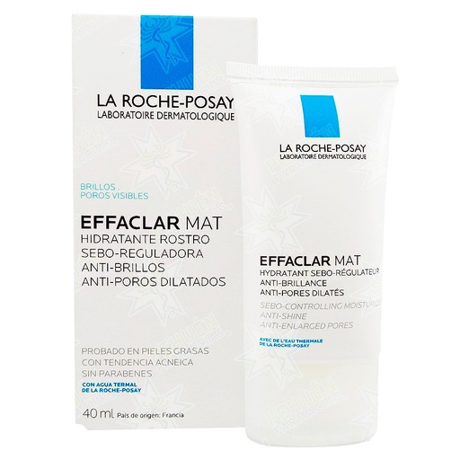[3337872413025] Effaclar Mat Hidratante Matificante Sebo-Regulador 40 mL La Roche Posay