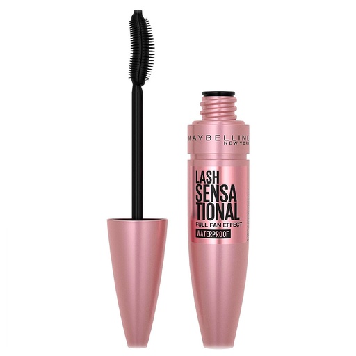[7509552850765] Maybelline Lash Sensational Waterproof Negro 01 Máscara de Pestañas