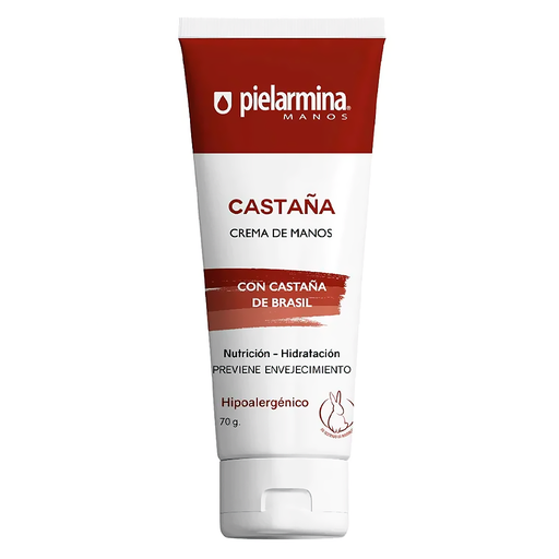 [7804907988965] Pielarmina Castaña Hidratante Crema de Manos 70 g Petrizzio