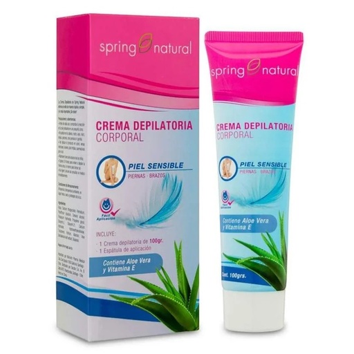 [7805633014195] Spring Natural Crema Depiladora Corporal 100 g