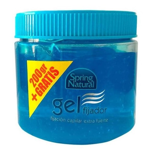 [7808718200711] Spring Natural 420 g Gel Capilar Fijador Extra Fuerte Munnich P. M.