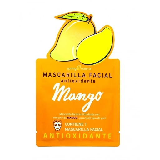 [7805633010890] Spring Natural Mango Antioxidante Máscara Facial 25 g