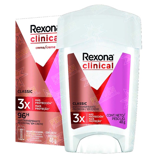 [079400052926] Rexona Clinical Women Classic Antitranspirante Crema Mujer 48 g Unilever