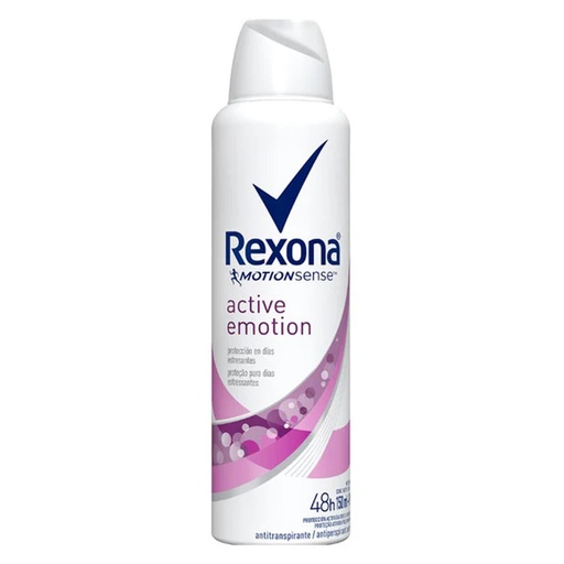 [7791293049540] Rexona Women Motionsense Active Emotion Antitranspirante Spray Mujer 150 mL Unilever
