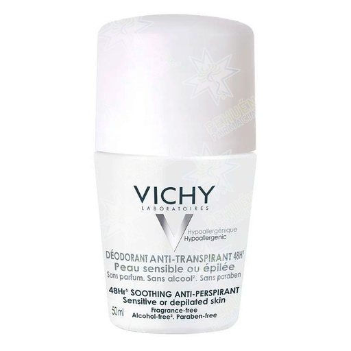 [3337871320324] Vichy Piel Sensible o Depilada Desodorante Roll-On 50 mL