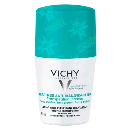 [3337871320300] Vichy Transpiración Intensa Tratamiento Antitranspirante Roll-On 50 mL