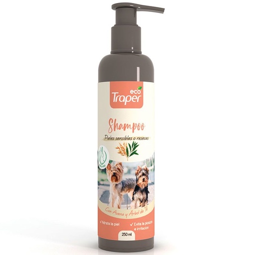 [7805505009335] Traper Shampoo Eco Perros Piel Sensible Avena 250 mL Anasac