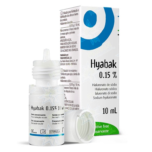 [3662042004612] Hyabak 0,15 % Solución Oftálmica 10 mL Théa
