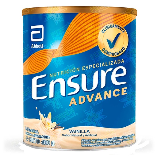 [8710428999245] Ensure Advance Vainilla Alimento en Polvo 400 g Abbott
