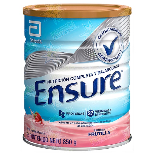[8710428999467] Ensure Frutilla Alimento en Polvo 850 g Abbott