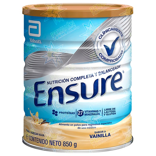 [8710428999443] Ensure Vainilla Alimento en Polvo 850 g Abbott