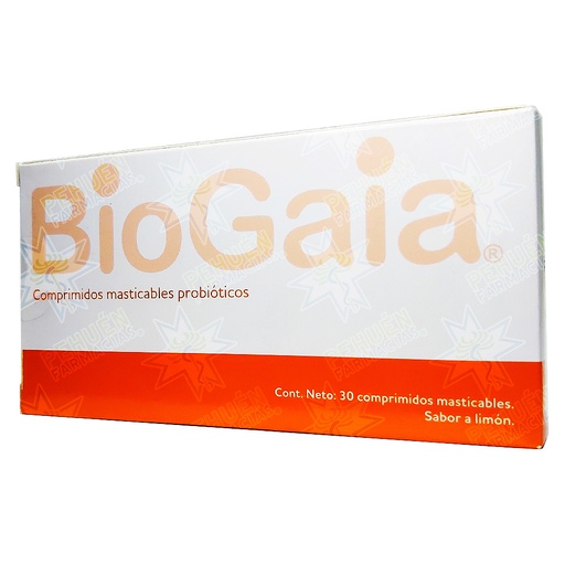 [7350012551292] BioGaia 100 mill. UFC 30 Comprimidos Masticables
