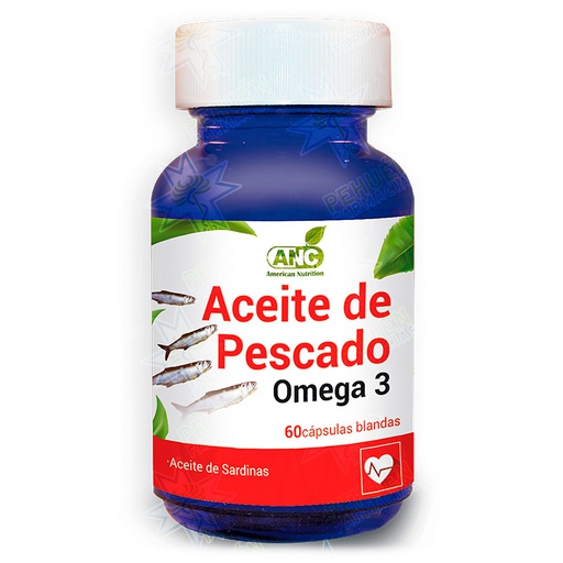 [7805357003895] Aceite de Pescado 60 Cápsulas Anc Nutrición