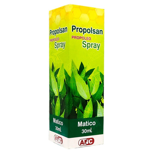 [7805357001297] Propolsan Matico Propóleo Spray 30 mL Anc Ravepharma